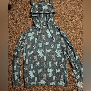 Women’s Posh Peanut Disney x Monsters Inc Glow in the Dark Hoodie EUC